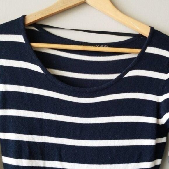 ATMOSPHERE | Blue & White Striped Dress  - Sz 8 - Picture 3 of 4